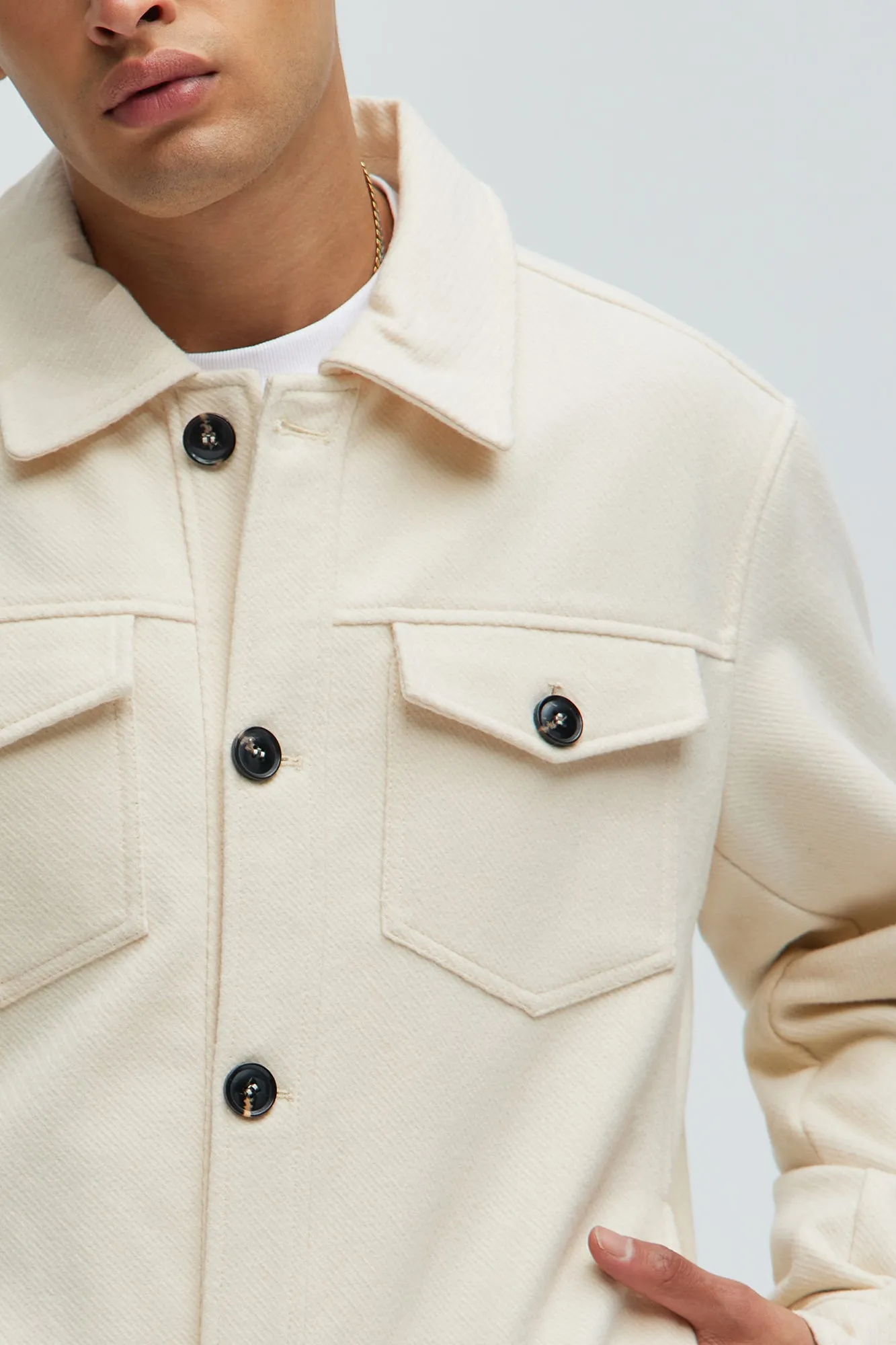 Austin Casual Jacket - Cream