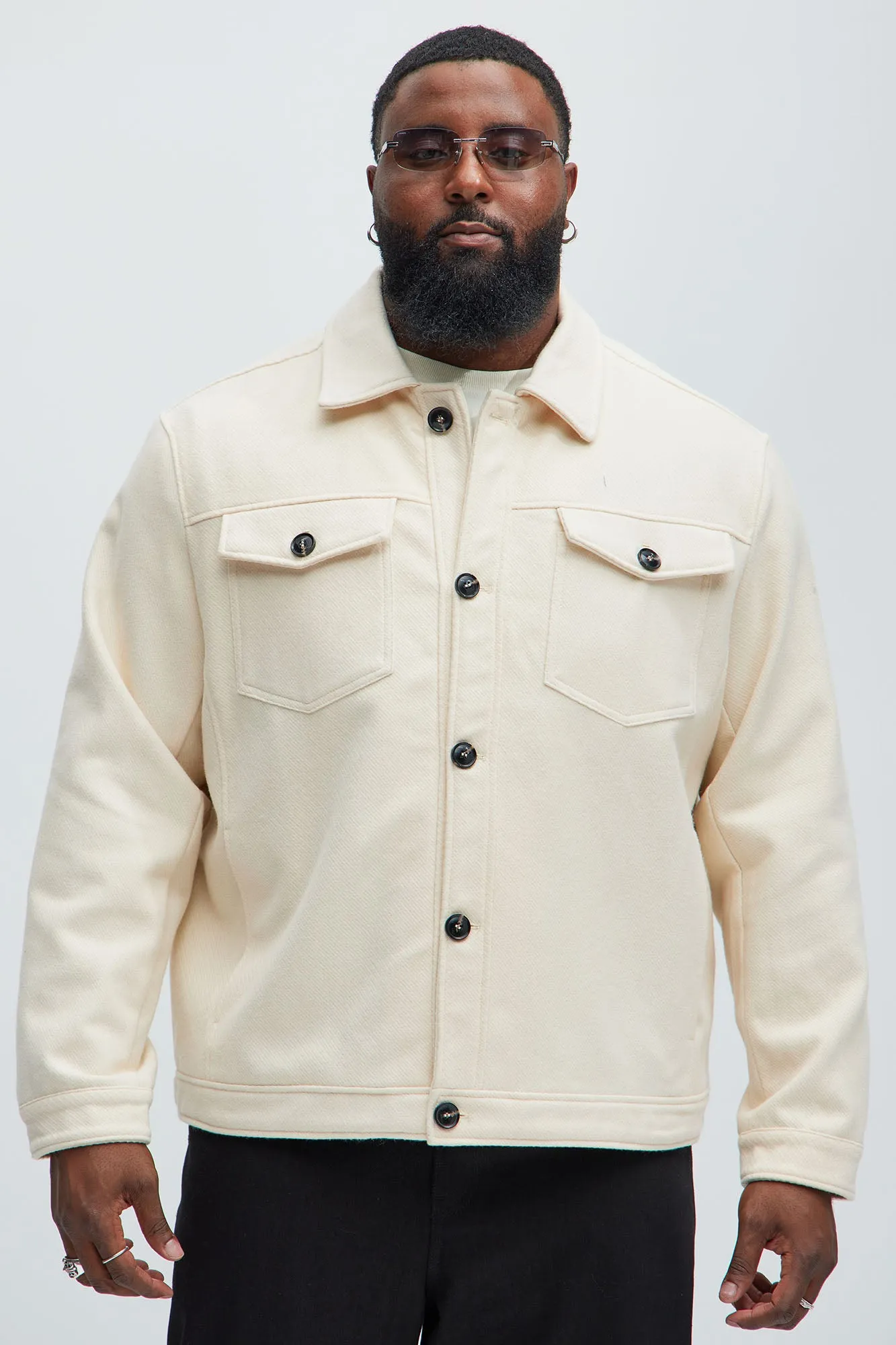 Austin Casual Jacket - Cream