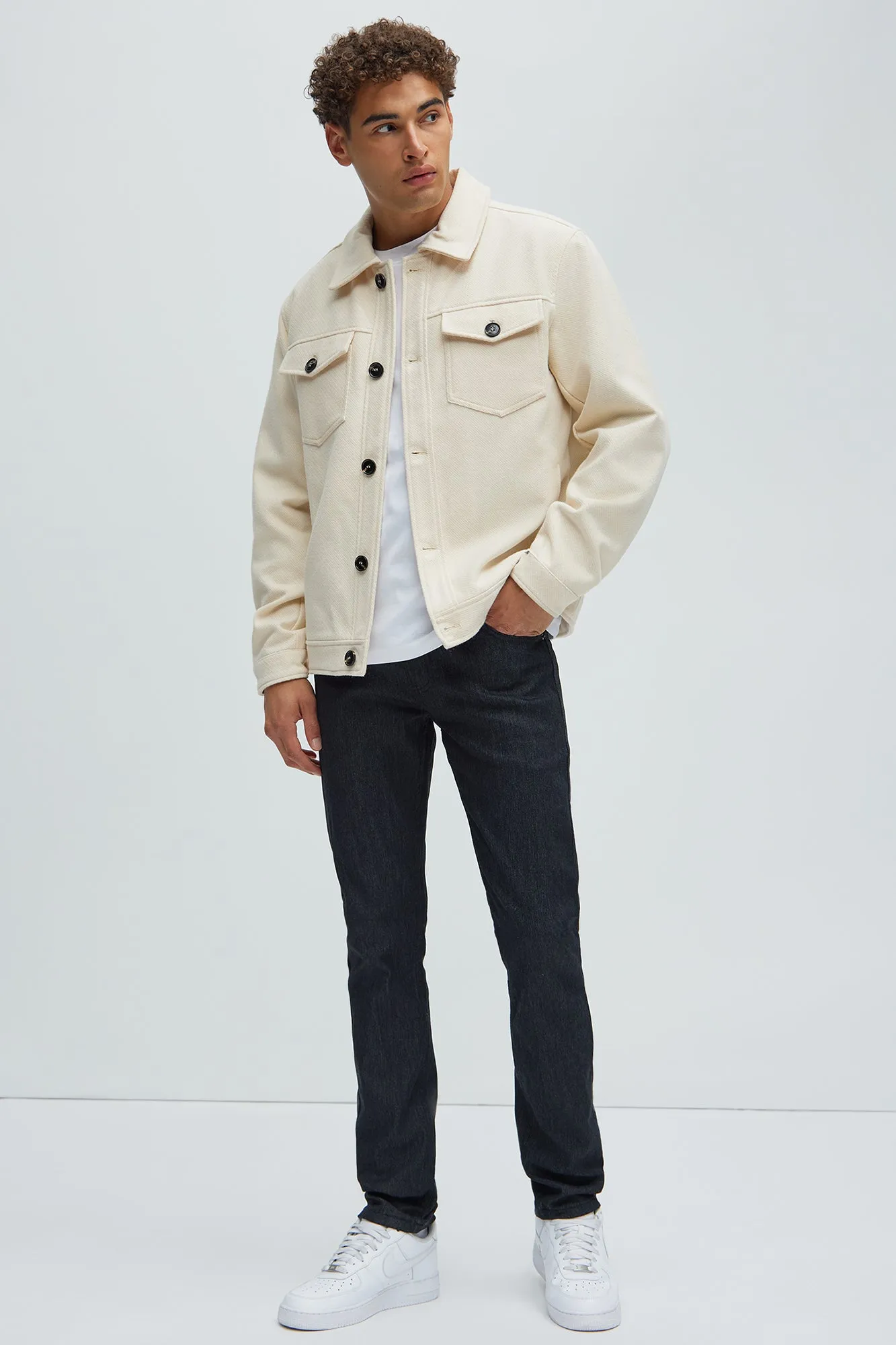 Austin Casual Jacket - Cream