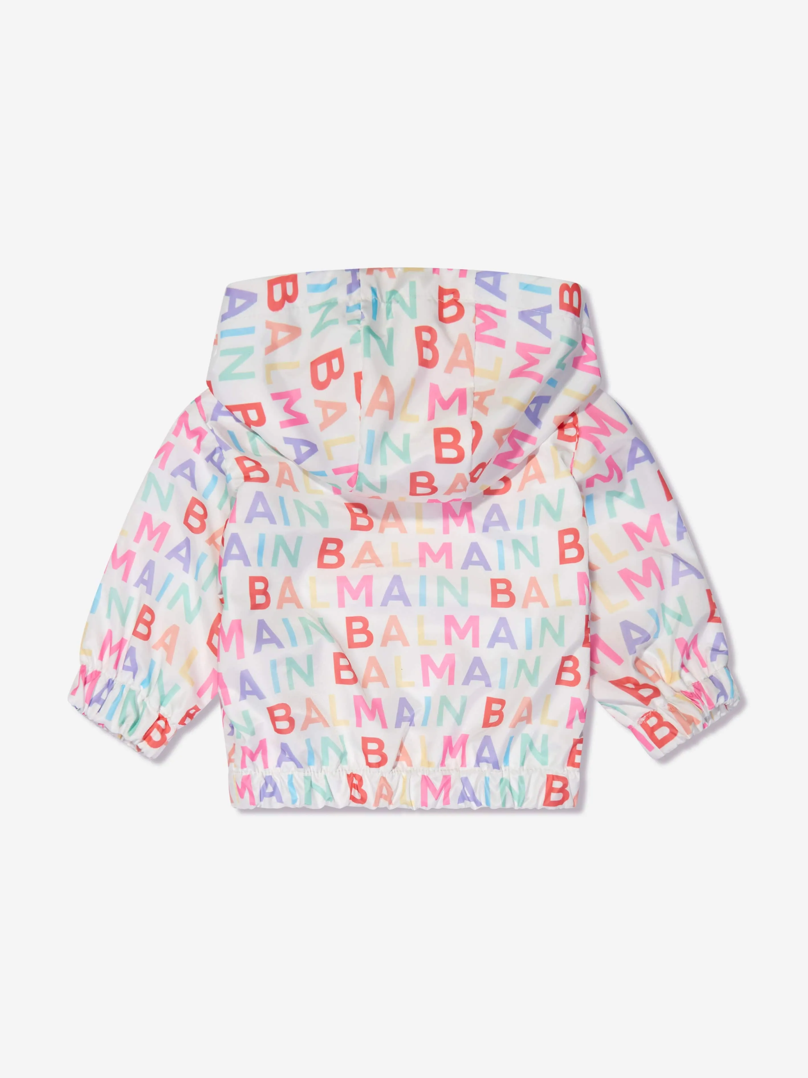 Balmain Baby Logo Print Jacket in Multicolour