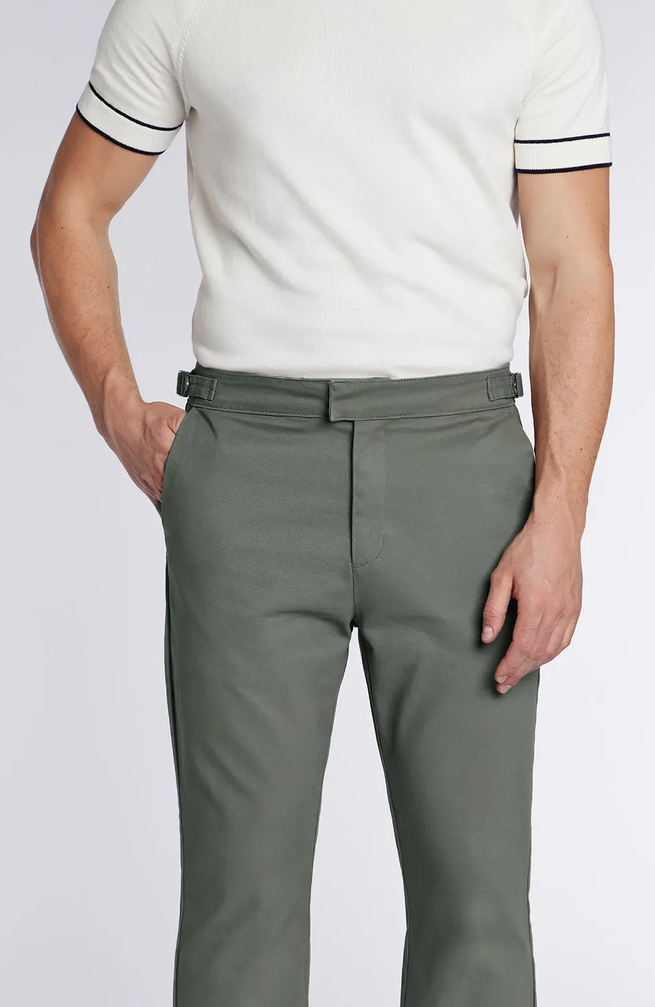 Beaufort Chinos in Sage Green