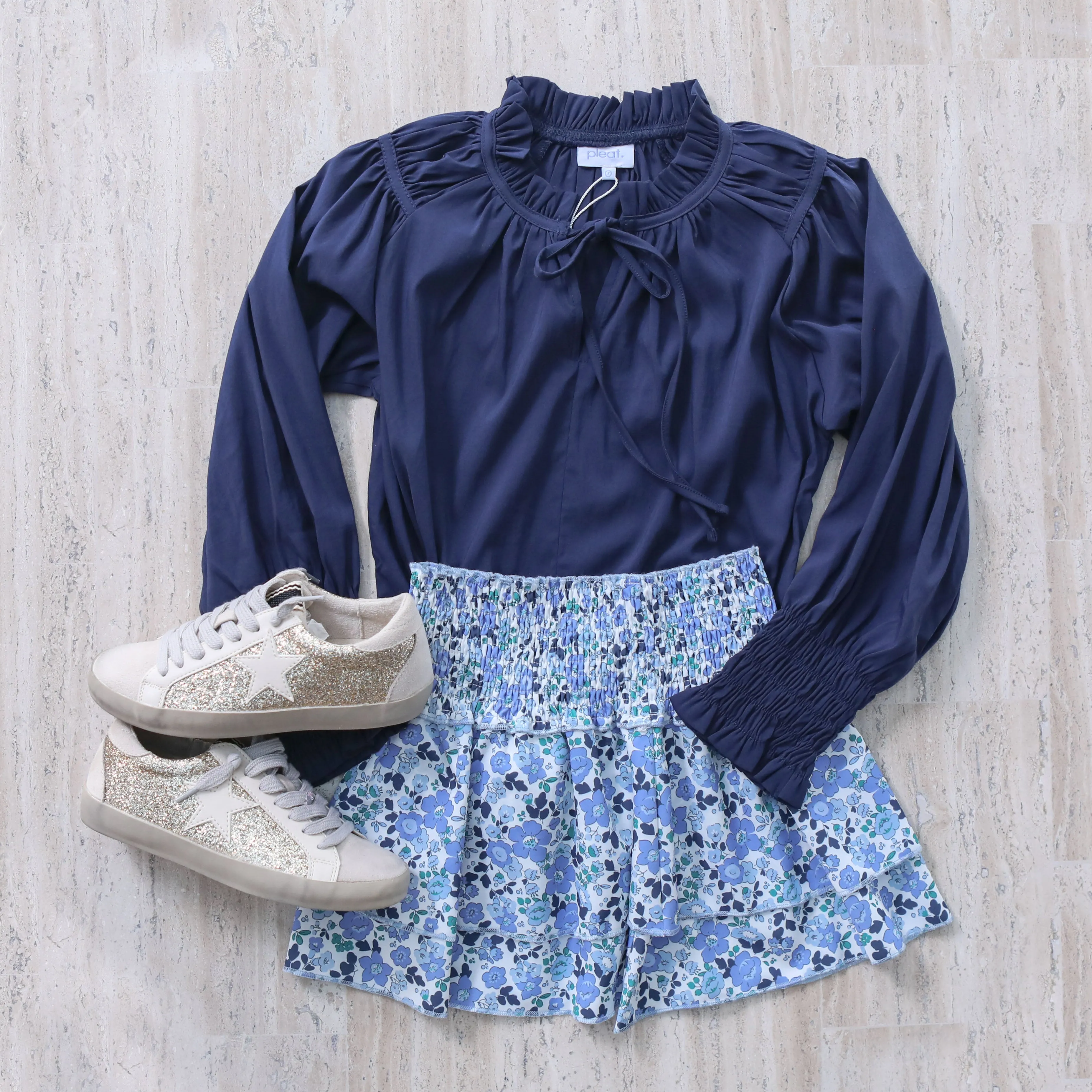 Blair Blouse- Navy