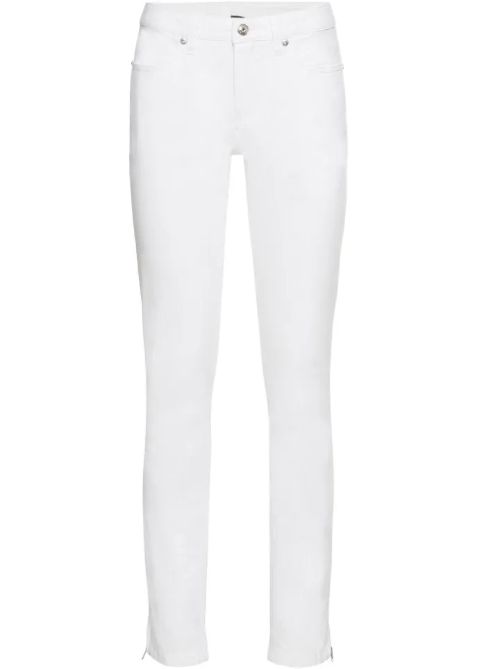 Bodyflirt mini stretch jeans, white