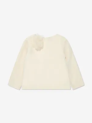 Bonpoint Girls Festival Blouse in Ivory