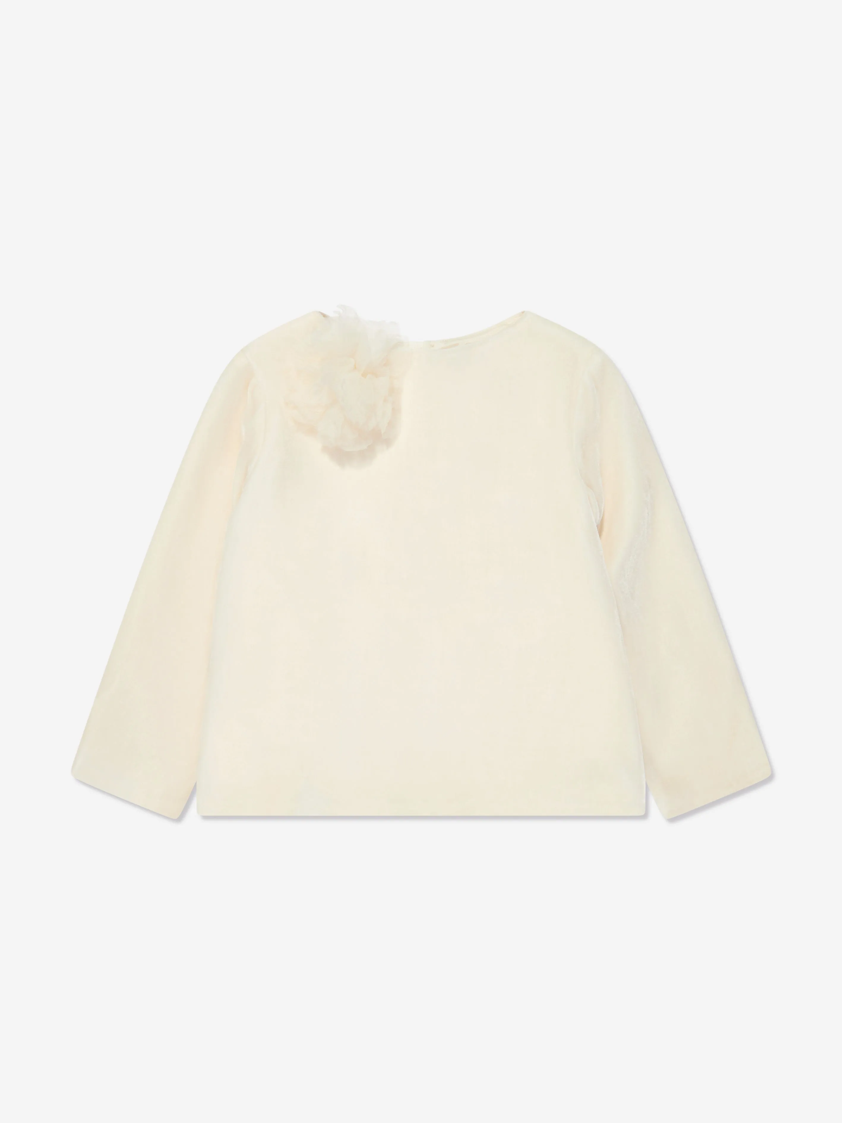 Bonpoint Girls Festival Blouse in Ivory