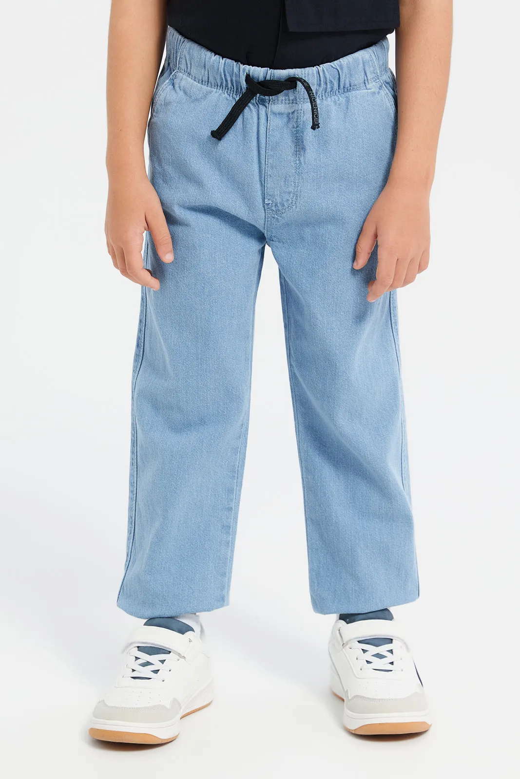 Boys Blue Pull-On Joggers