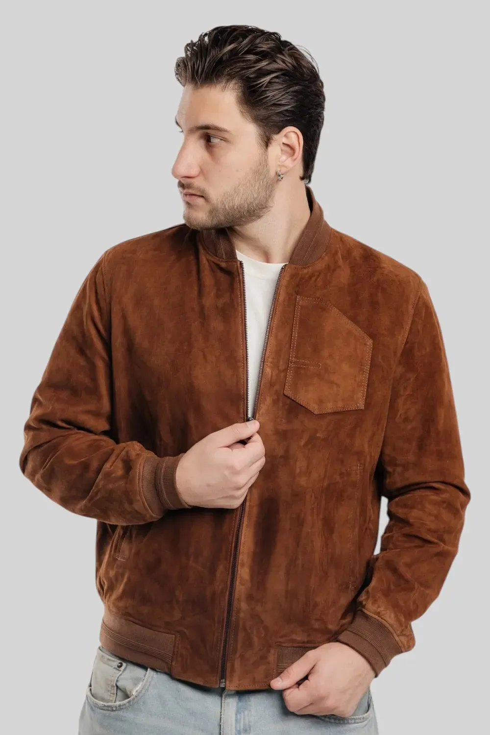 Breno Suede Leather Jacket