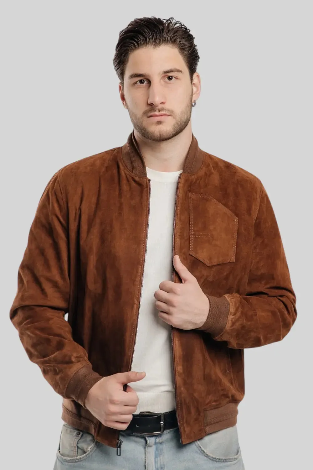 Breno Suede Leather Jacket