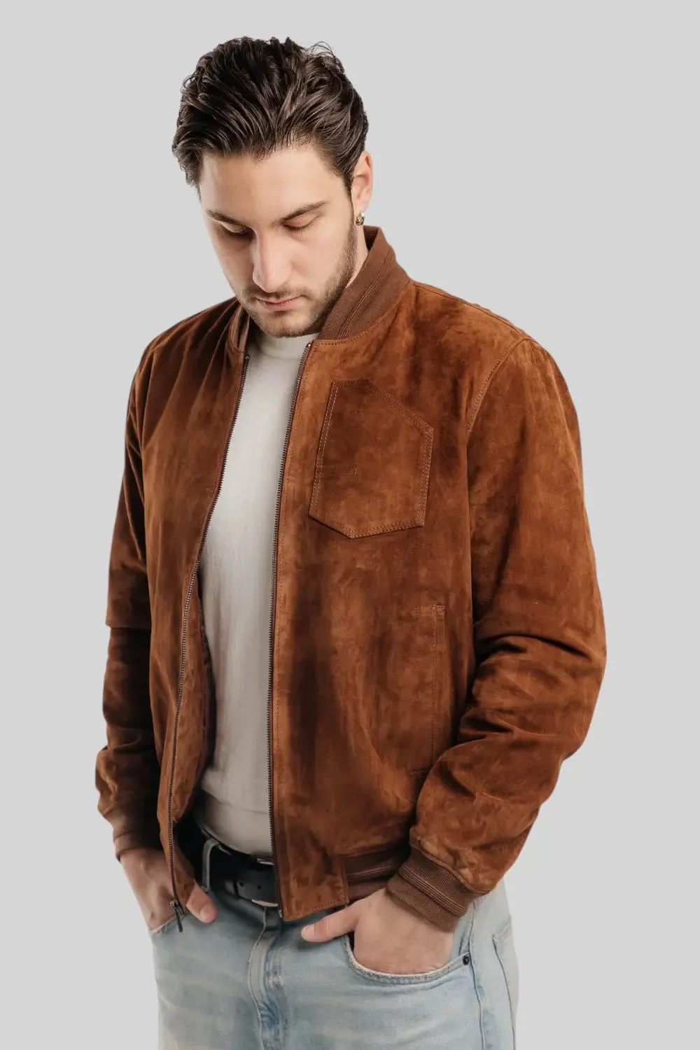 Breno Suede Leather Jacket