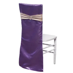 Bridal Satin Chair Back w/ Band