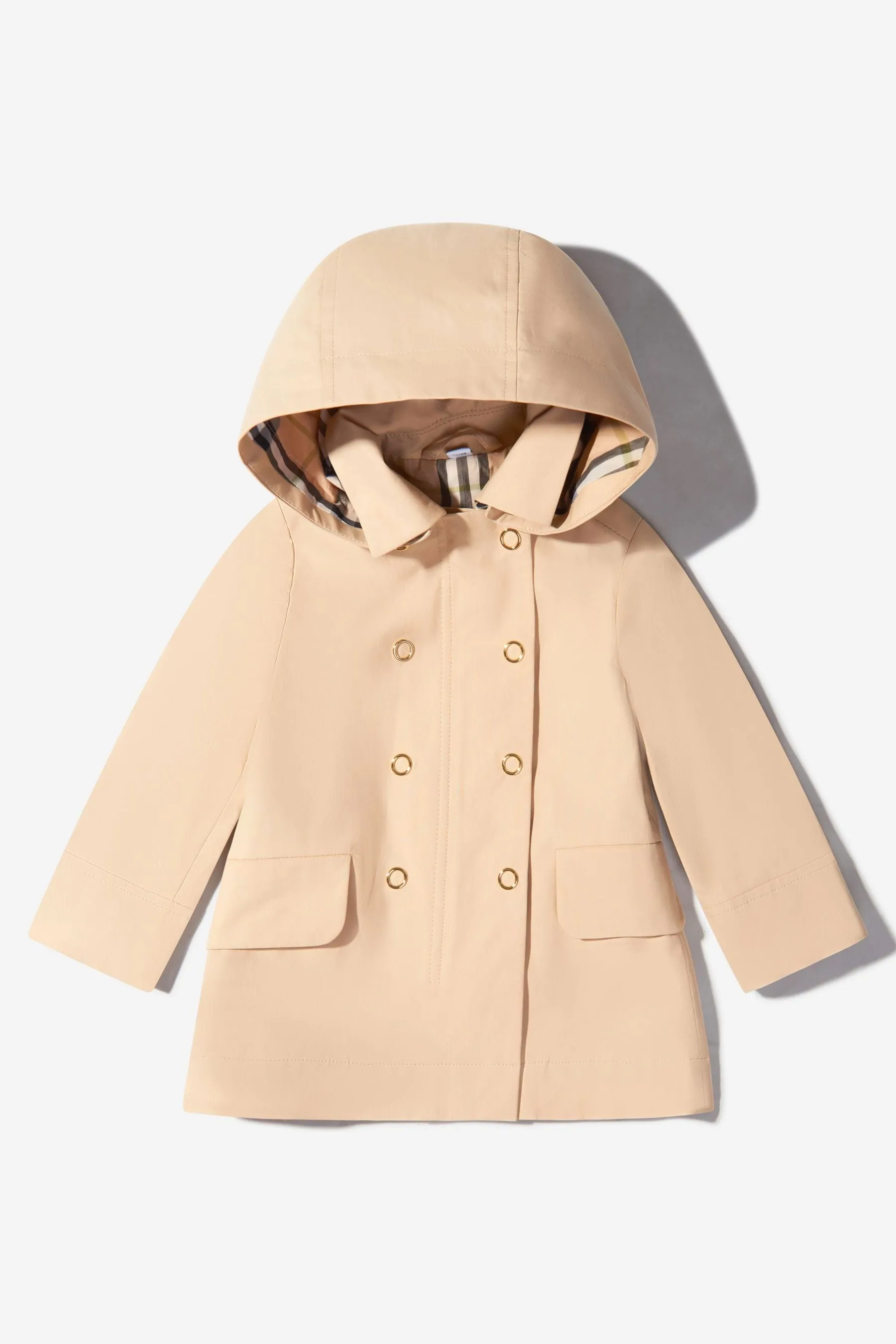 Burberry Baby Girls Branded Coat