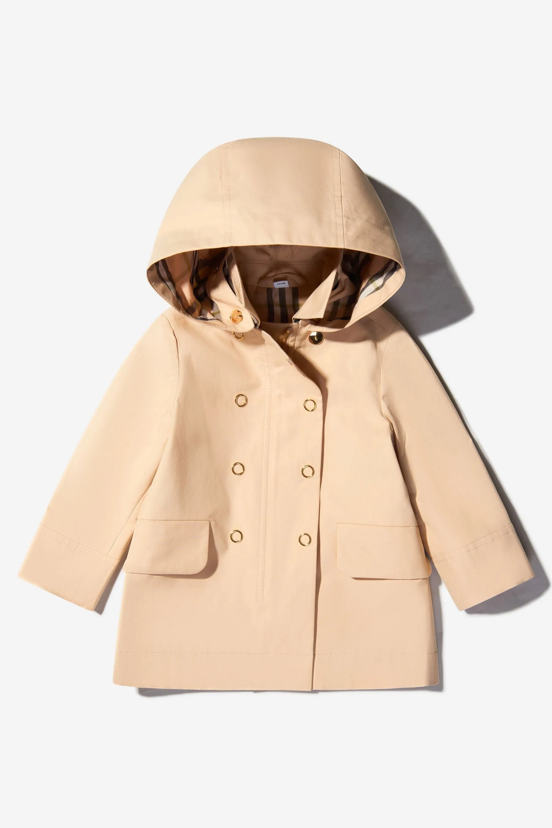 Burberry Baby Girls Branded Coat