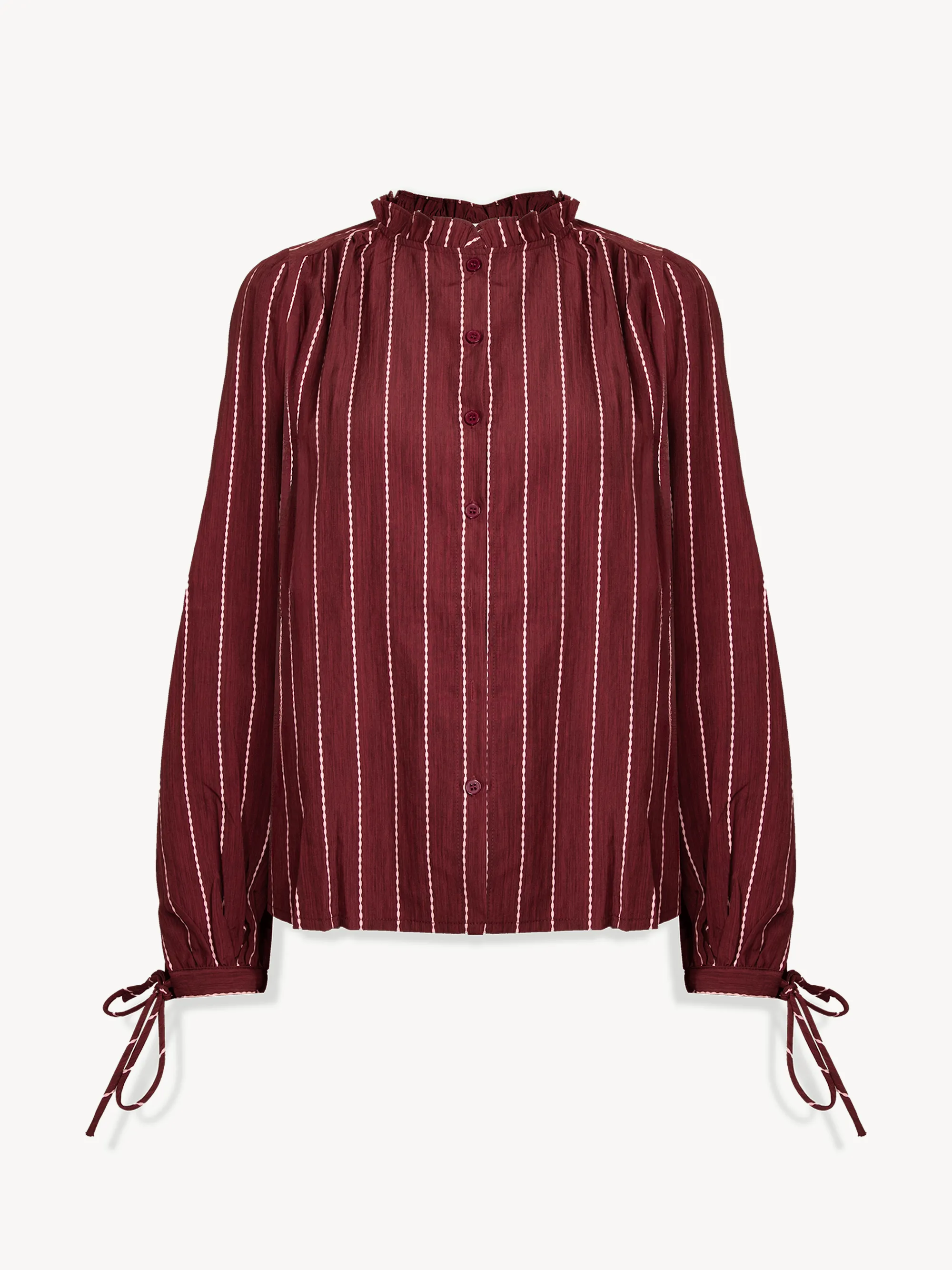 Burgundy Dorli Blouse