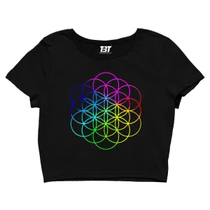 Coldplay Crop Top - Flower Of Life