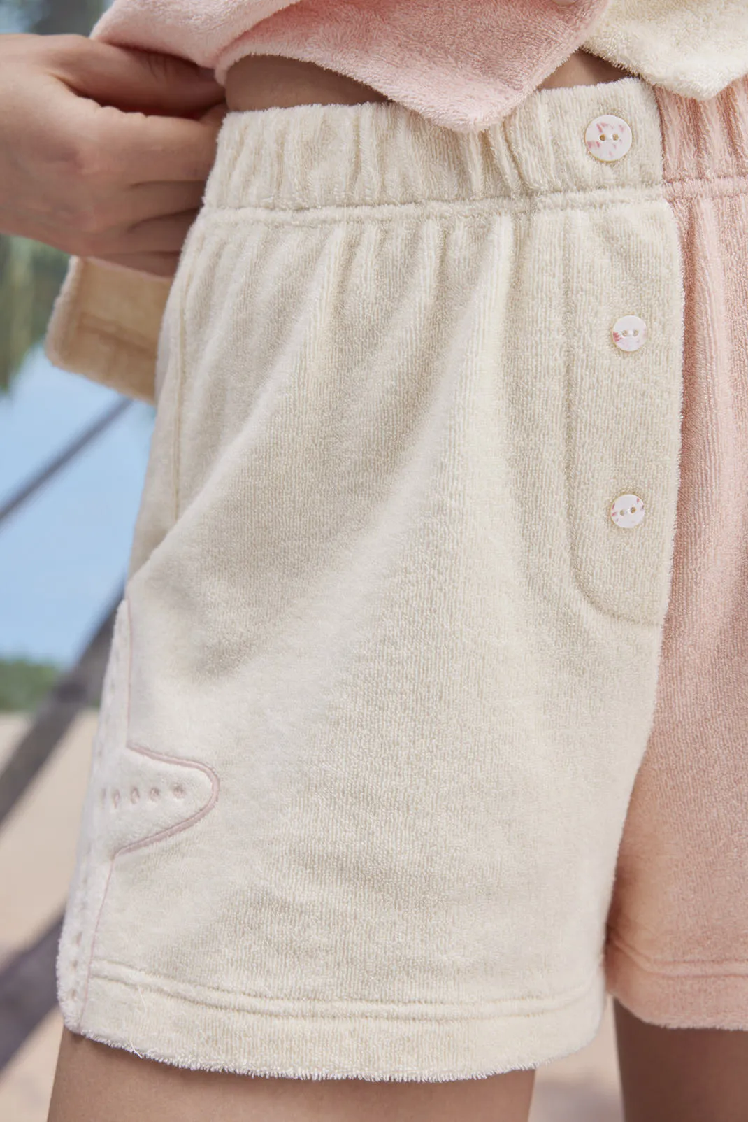 'Conched Out' Mini Shorts