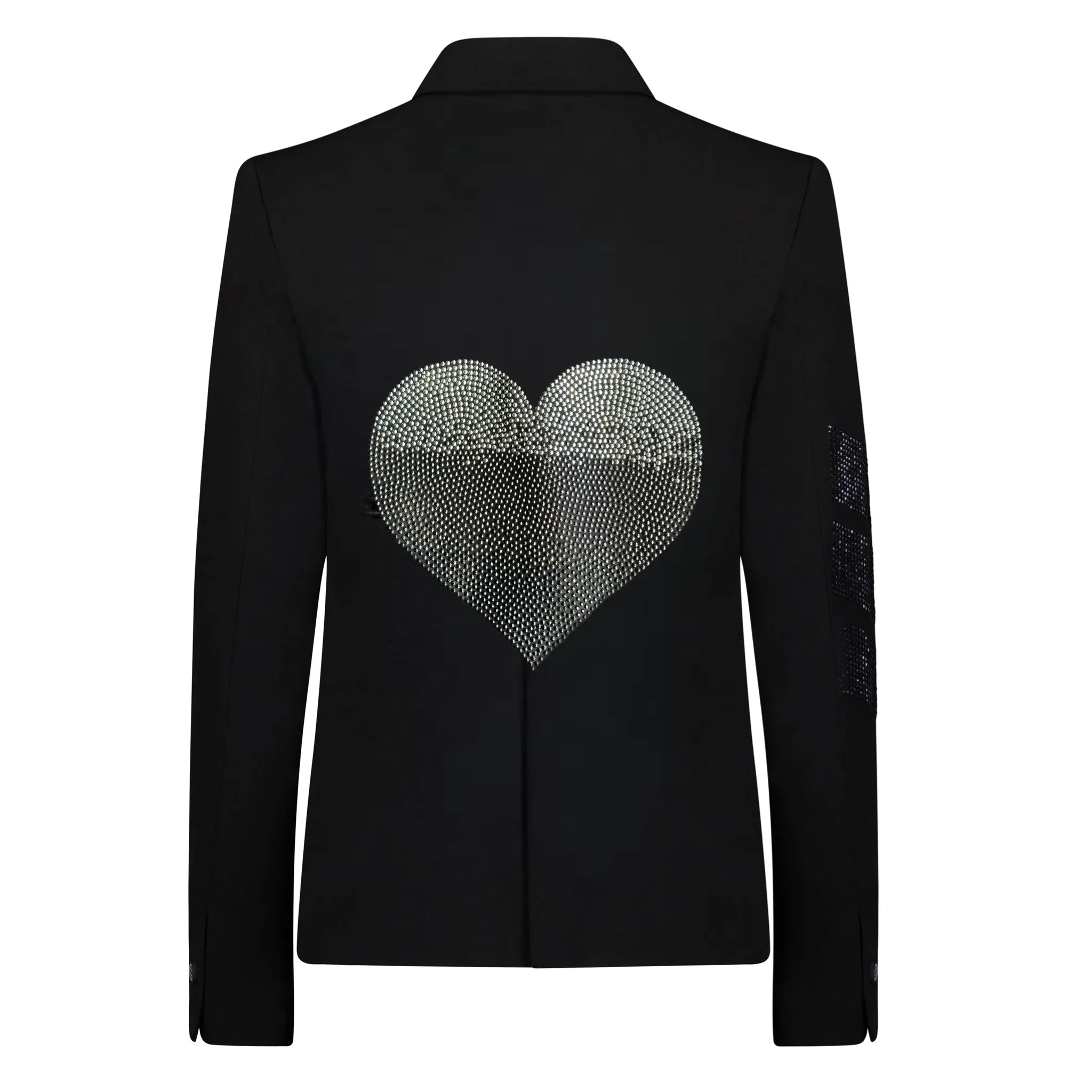 Crystals Ombre Heart Blazer