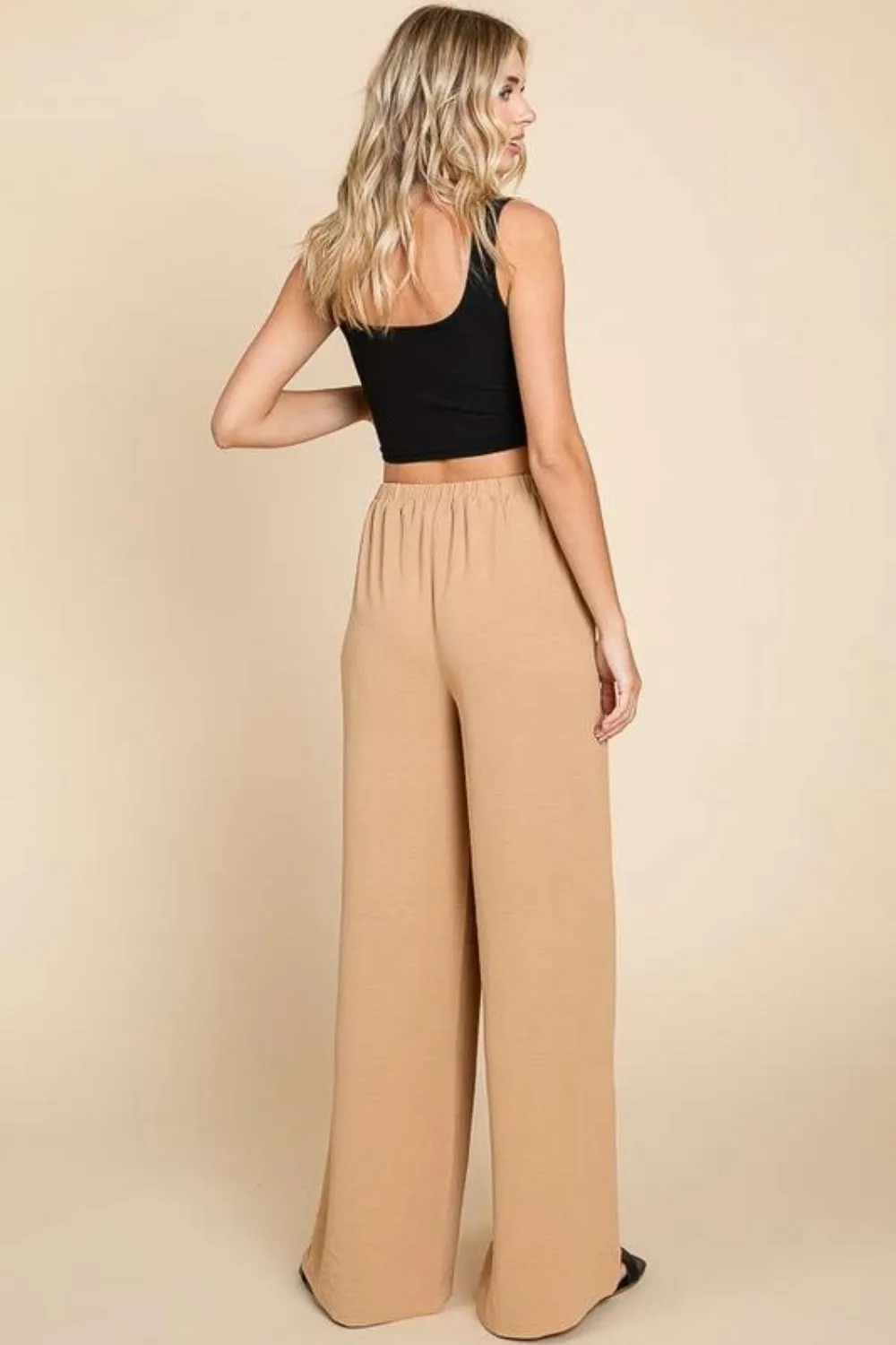 Culture Code Full Size High Waist Wide Leg Cargo Pants