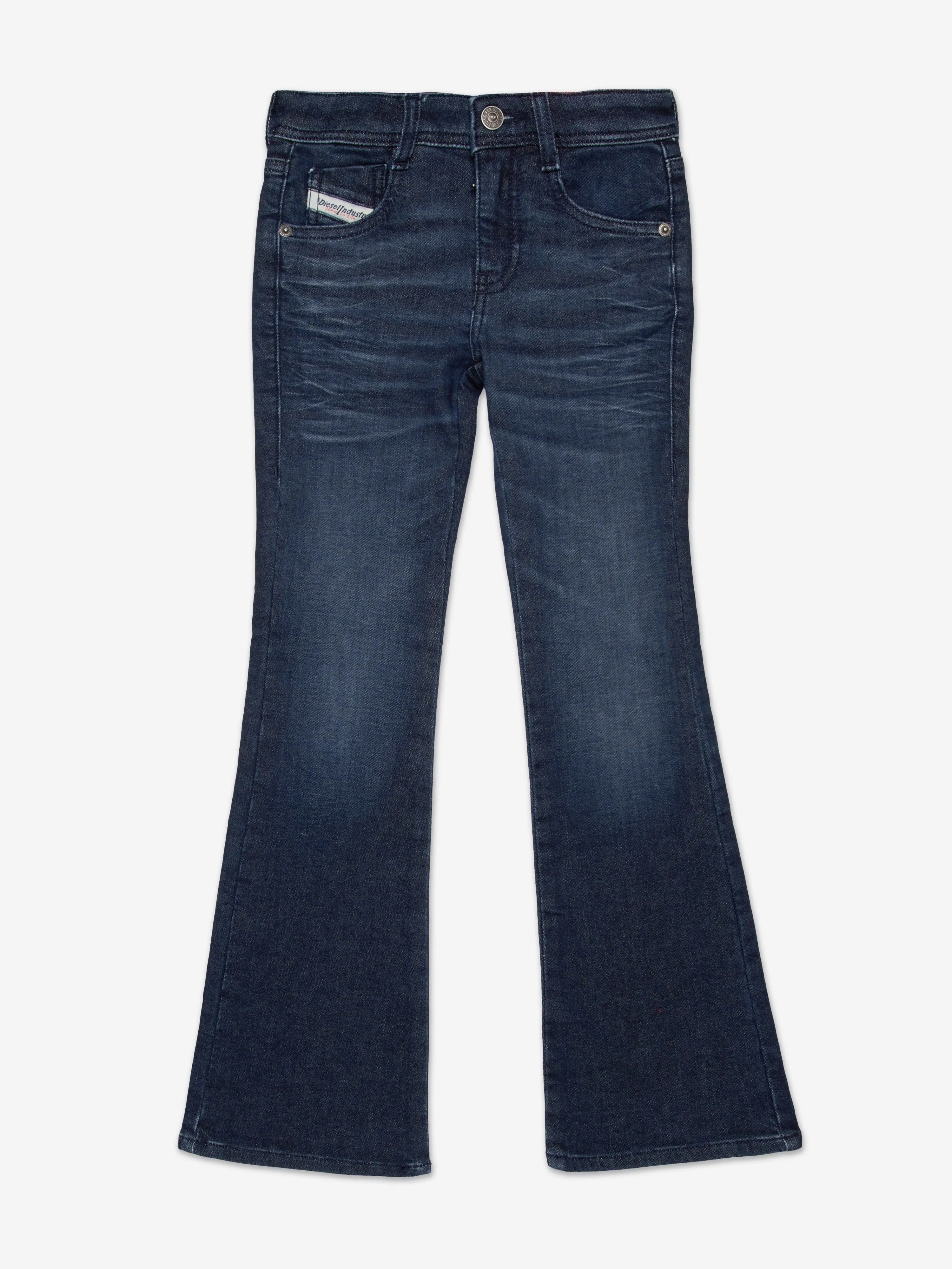 Diesel Girls Ebbey Flared Jeans in Blue