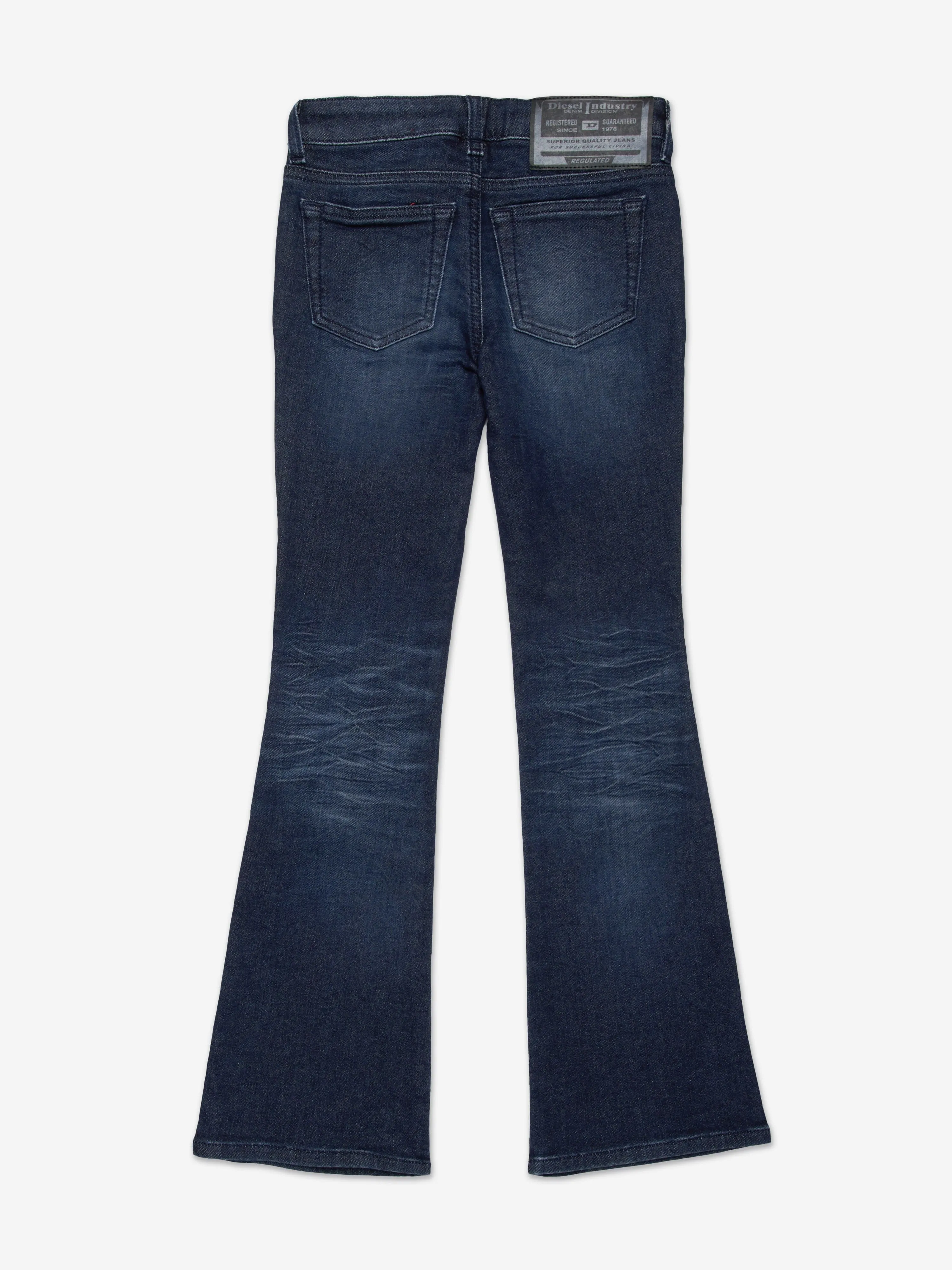 Diesel Girls Ebbey Flared Jeans in Blue