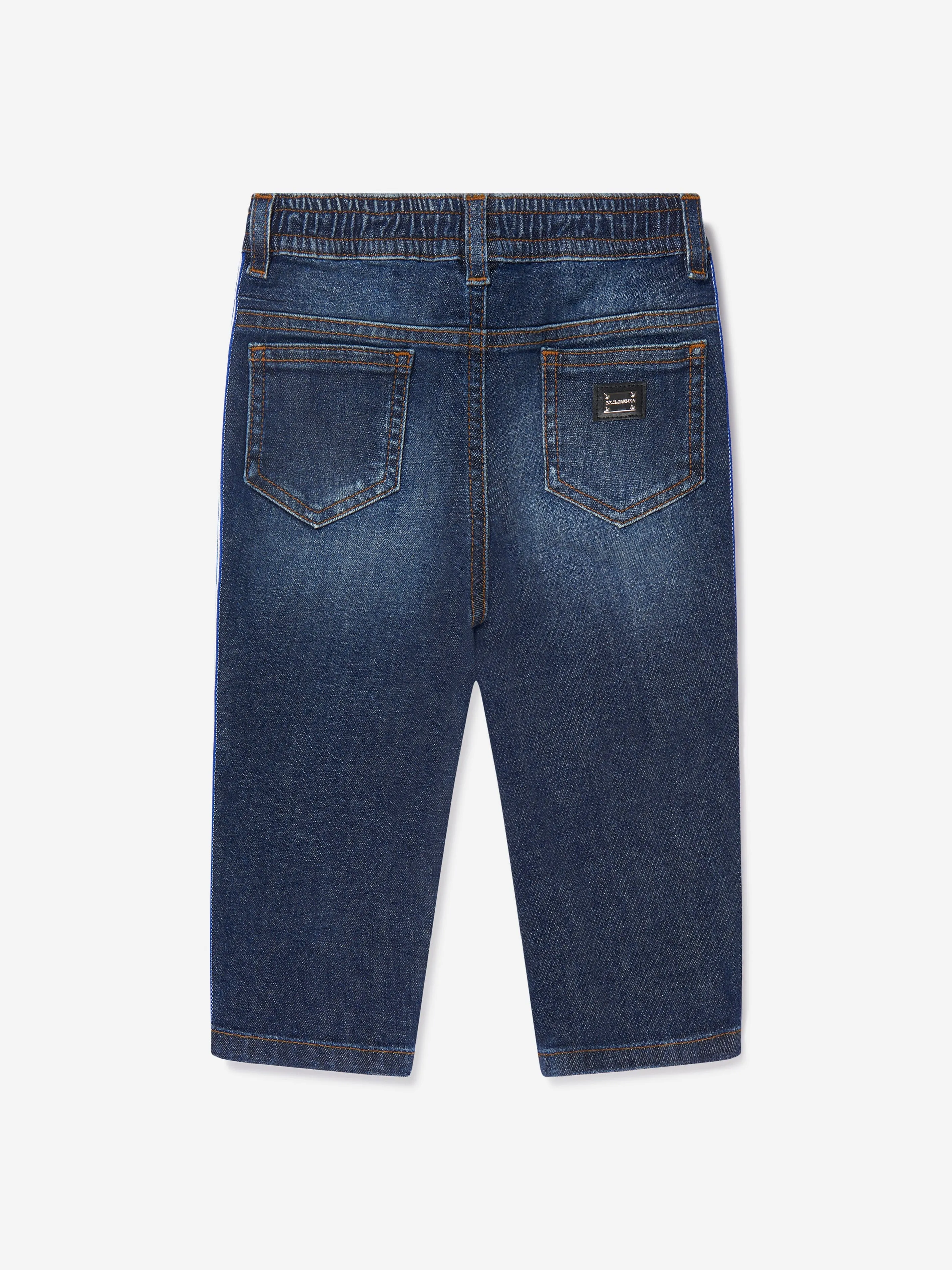 Dolce & Gabbana Baby Boys Logo Tape Jeans