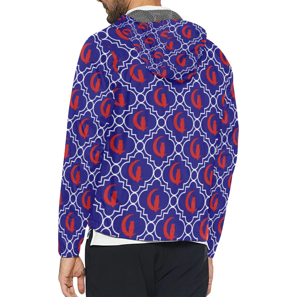 ELEGANCE BLR All Over Print Windbreaker for Unisex