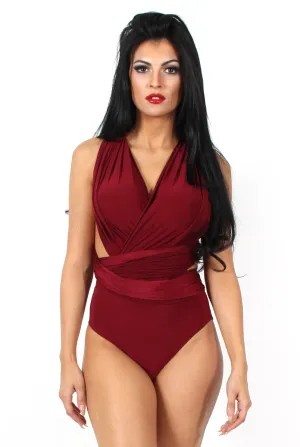 Emi Wine Multiway Bodysuit