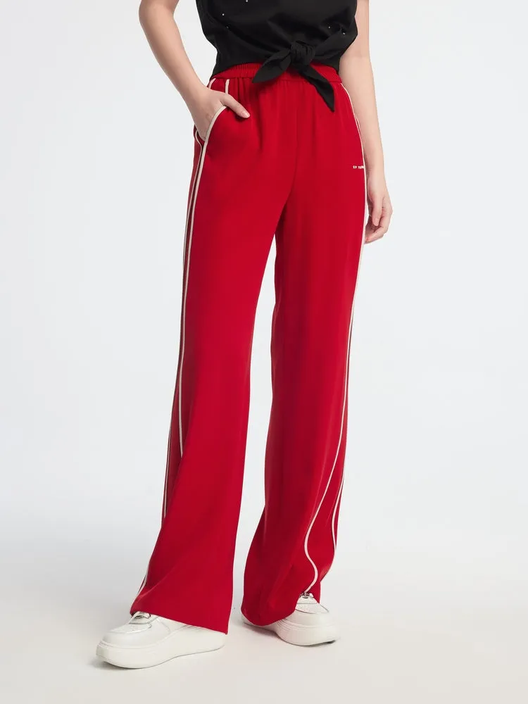 EP YAYING High-Waisted Wide-Leg Pants