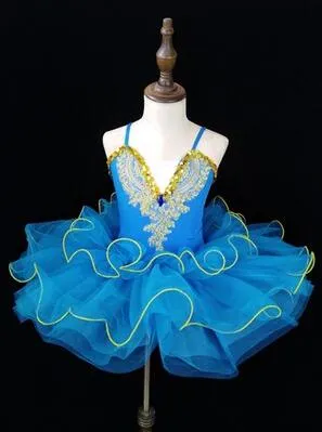 Girls Performance Ballerina Tutu Princess Costume