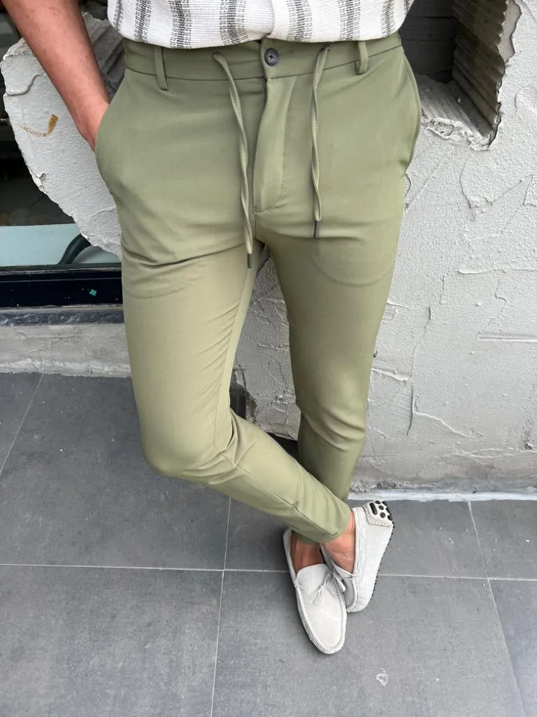 Green Rope Jogger Pant