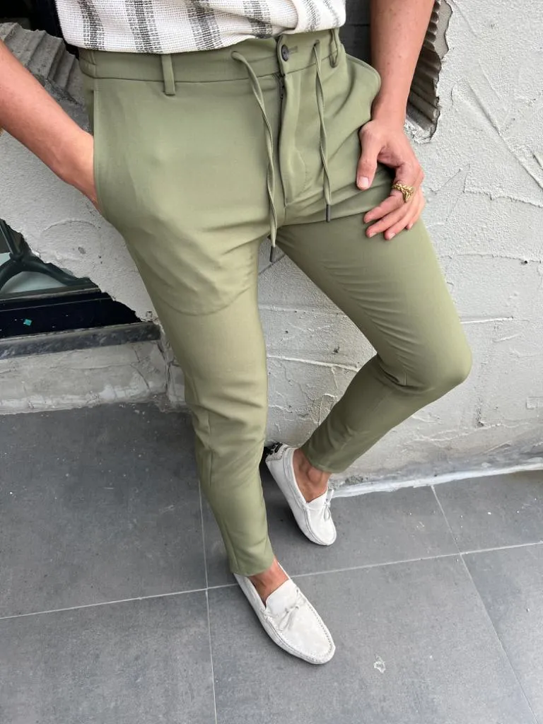 Green Rope Jogger Pant