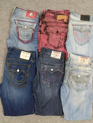 HD103 Men Vintage True Religion Jeans - 18 pcs