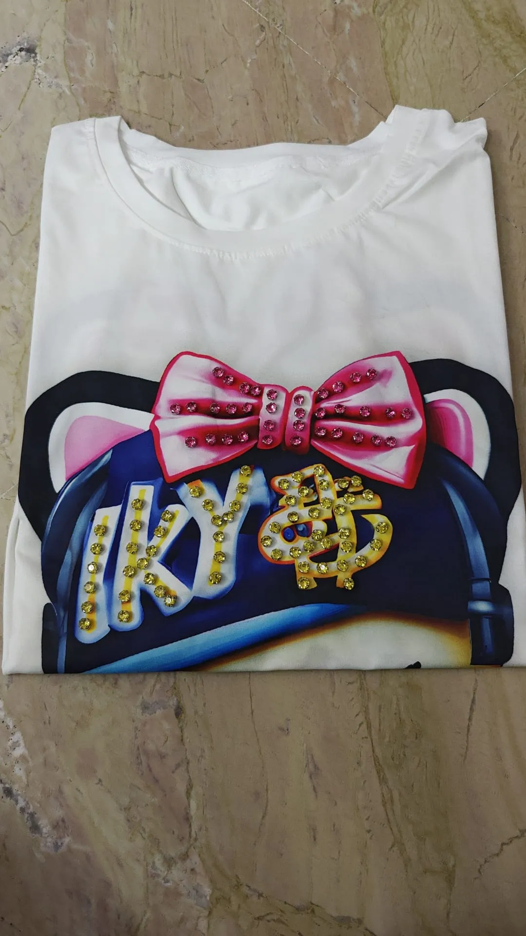 Hello kitty emblessihed tshirt top