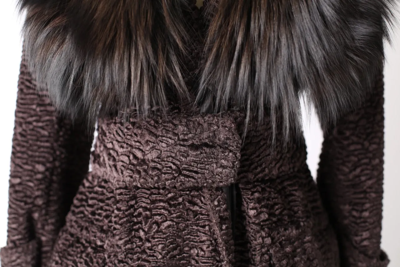 Iconic Fox Fur Belted Coat