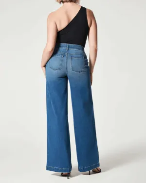 Indigo - Flattering wide leg trousers