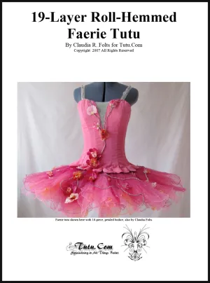 Instructions: 19 Layer Roll Hemmed Faerie Tutu