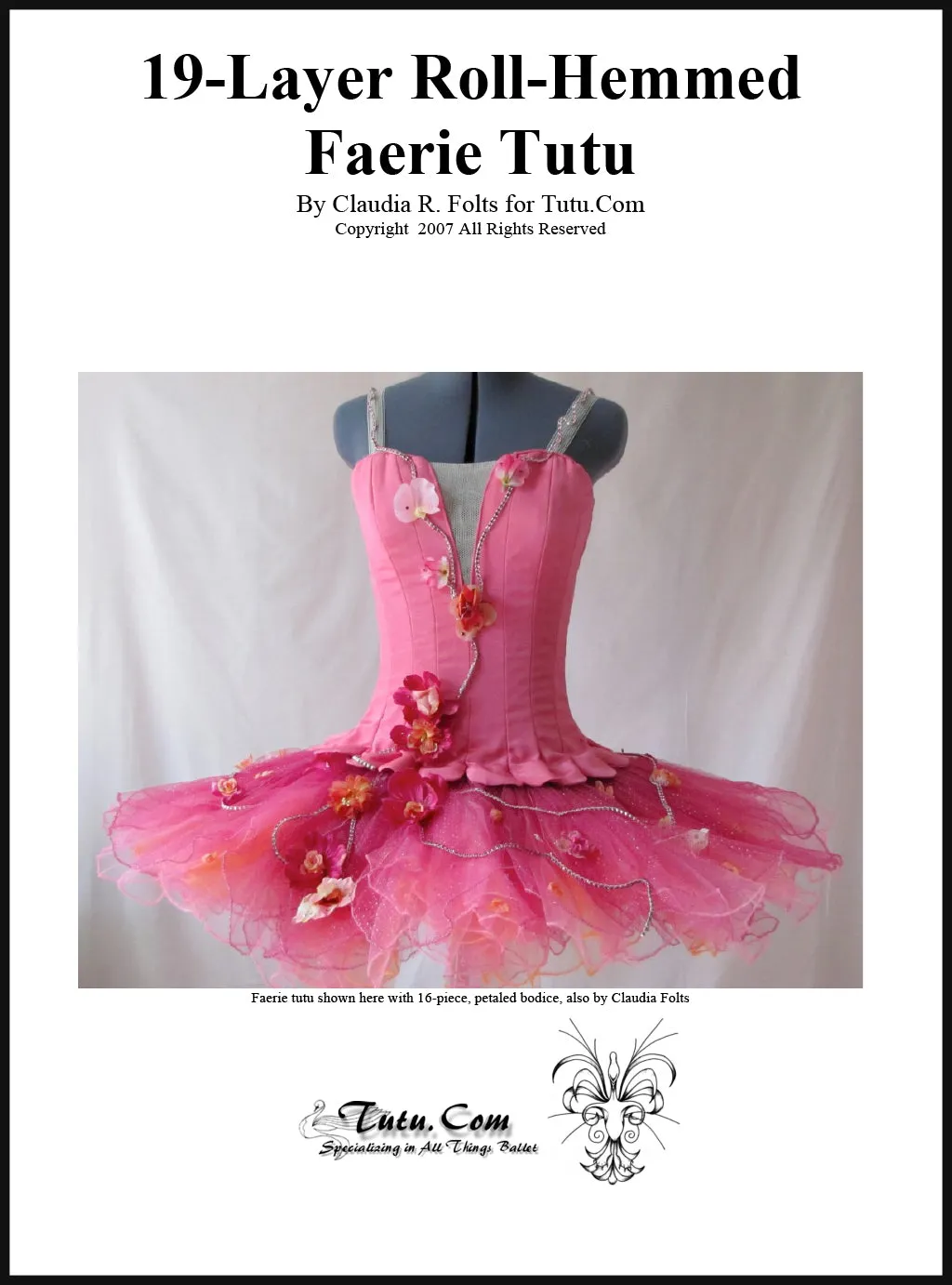 Instructions: 19 Layer Roll Hemmed Faerie Tutu