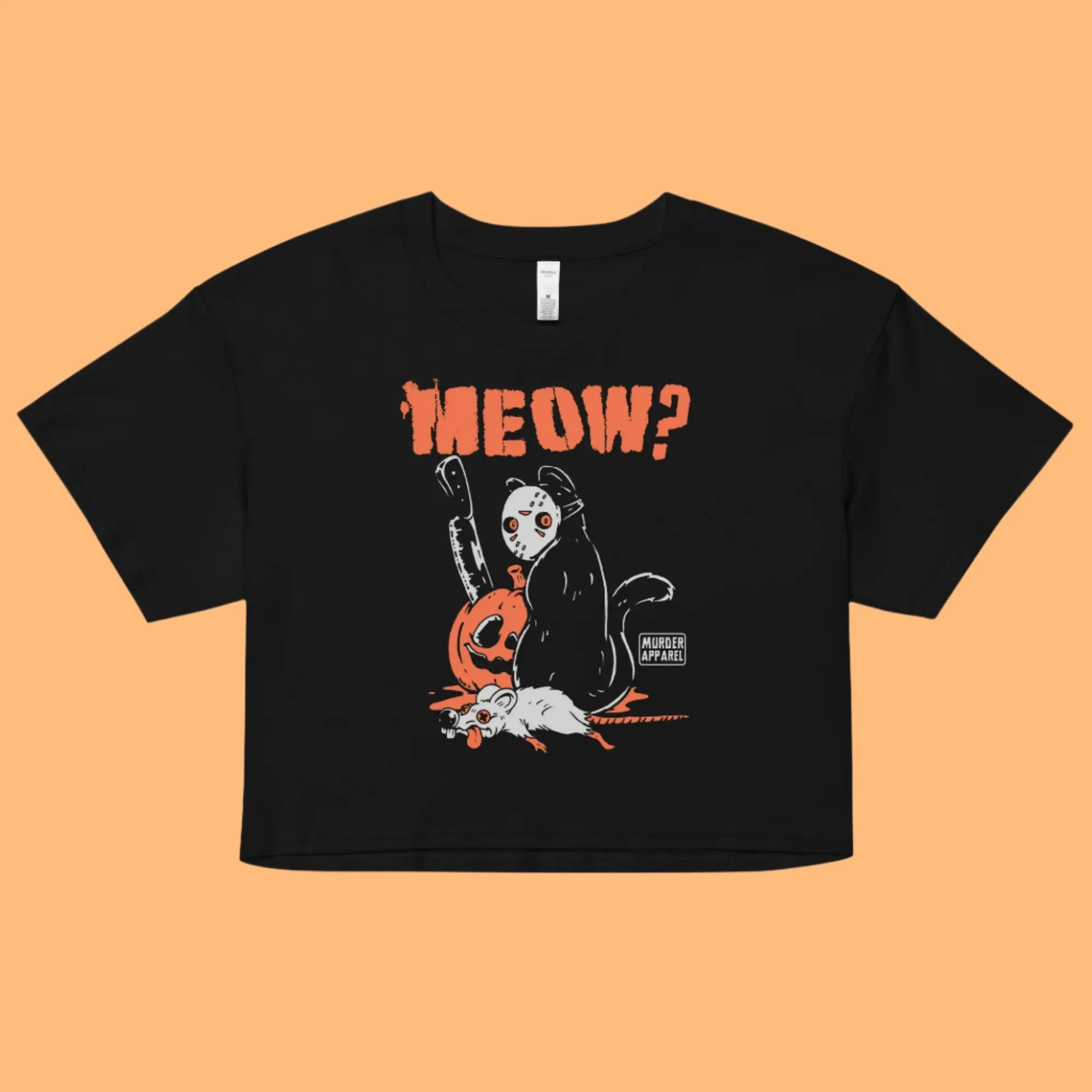 Killer Cat Meow Crop Top