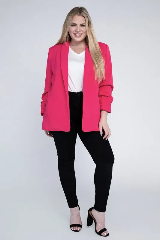 Kingdom Plus Shawl Lapel Blazer