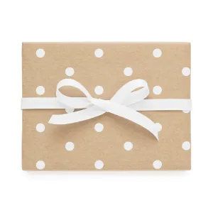 Kraft Polka Dot Wrapping Paper