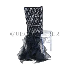 Lace Chair Back Tutu - Black