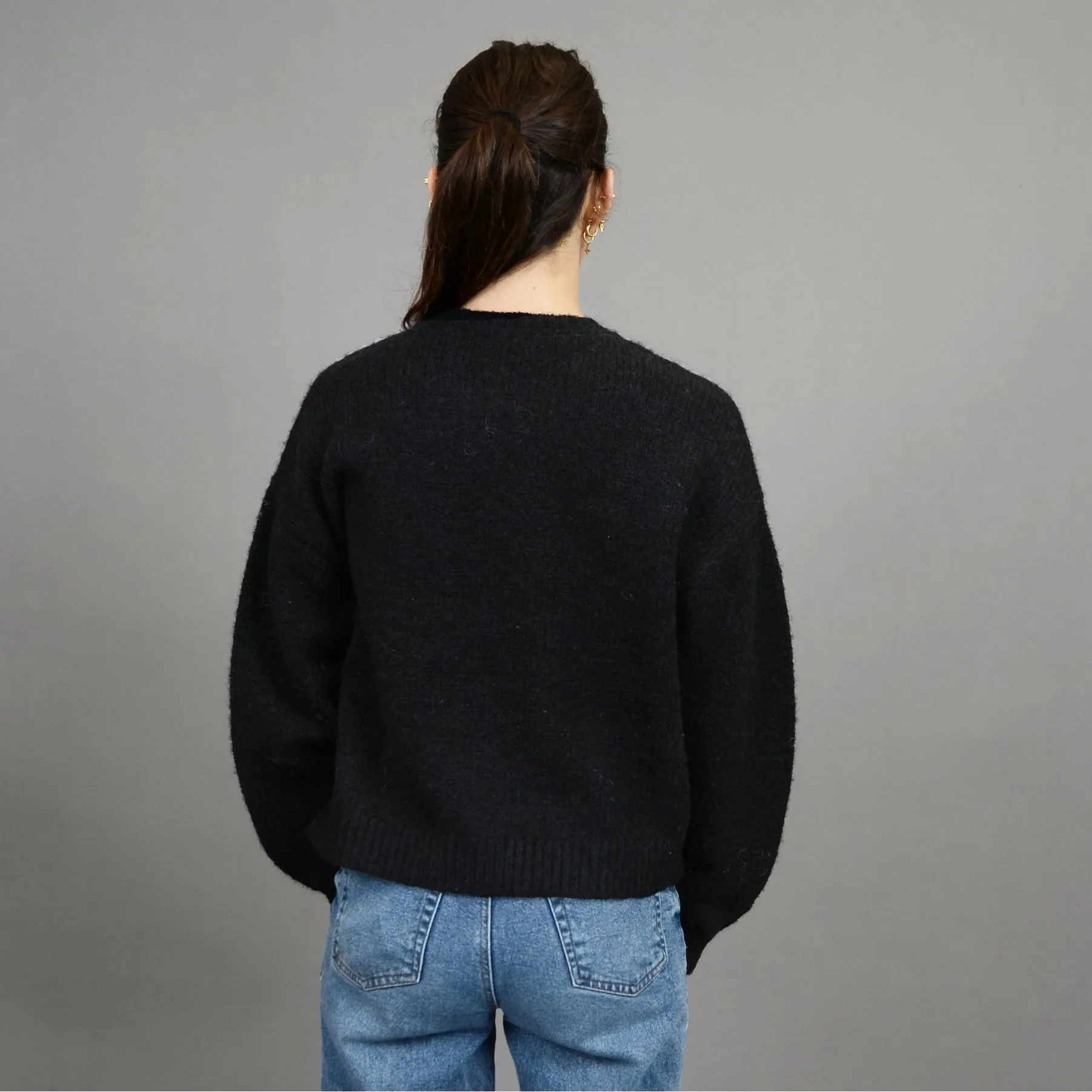 Liselotte Bow Crew Neck Sweater