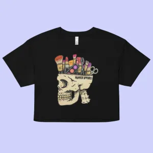 Make Up Addict Skull Crop Top