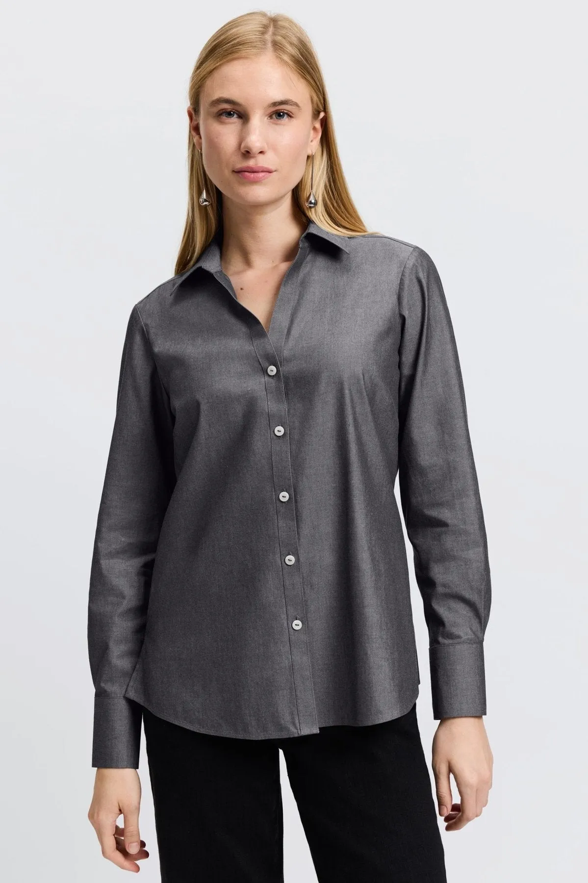 Mary Essential Pinpoint No Iron Shirt