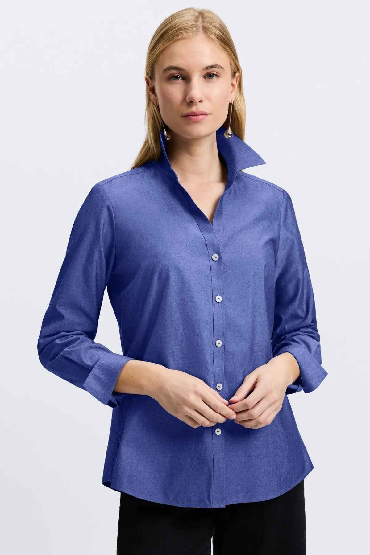 Mary Essential Pinpoint No Iron Shirt