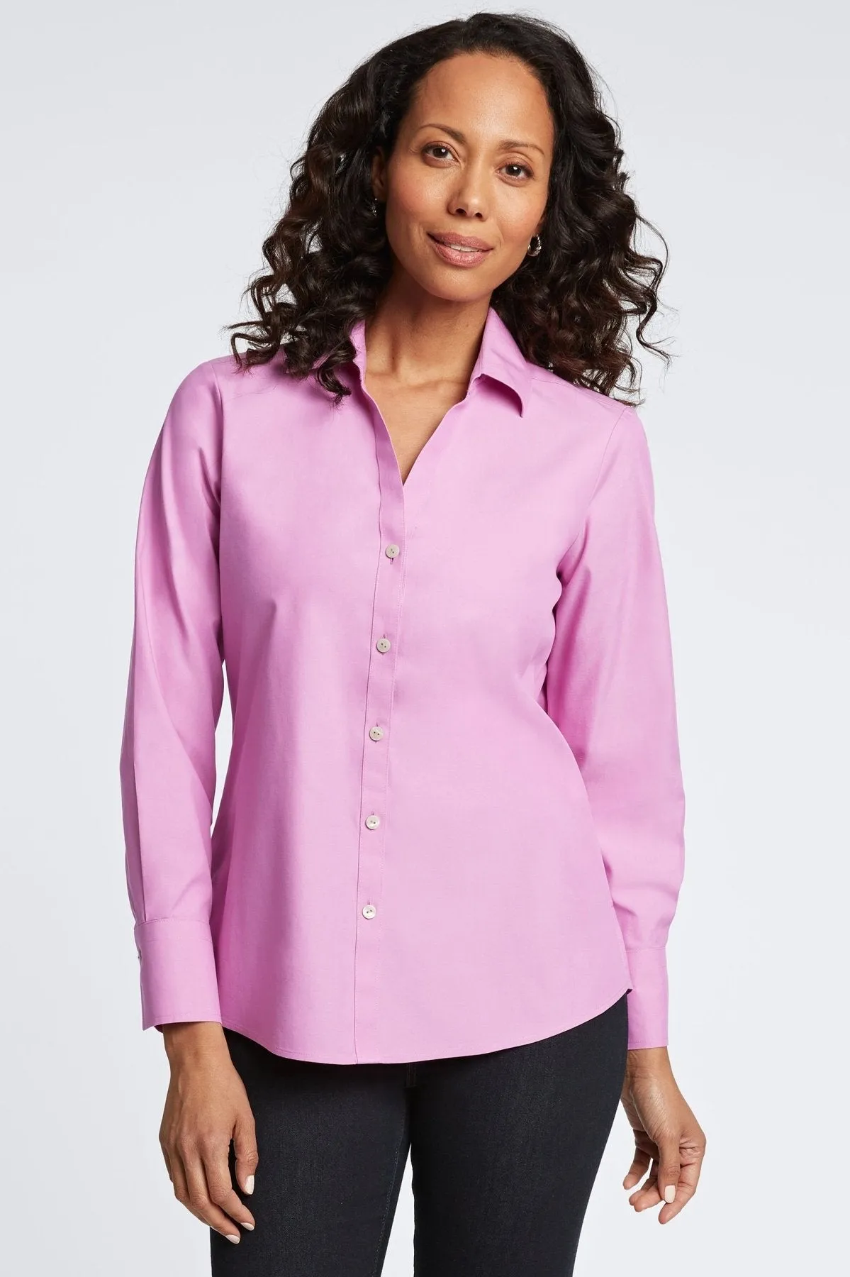 Mary Essential Pinpoint No Iron Shirt