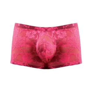 Mini Short Neon Lace Hot Pink Medium