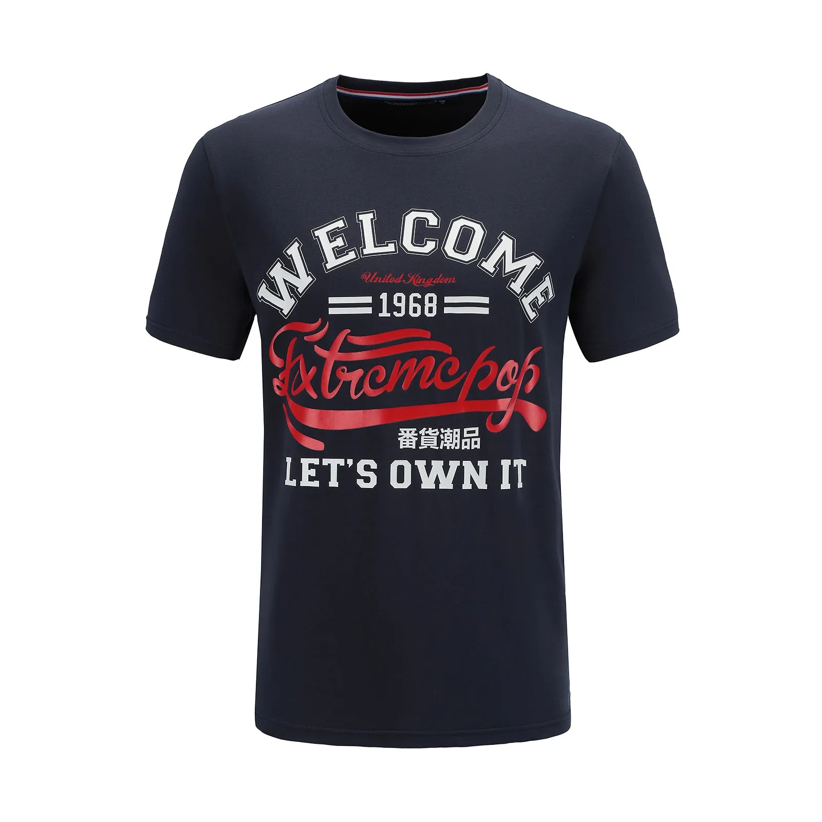 New Mens Cotton Print Tops T-shirt Tshirt Tee Shirt UK Stock