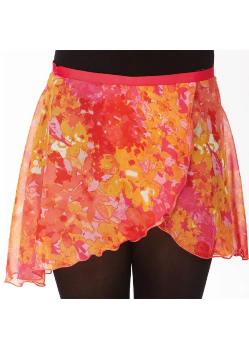 ON SALE Print Wrap Skirt (14" Hem)