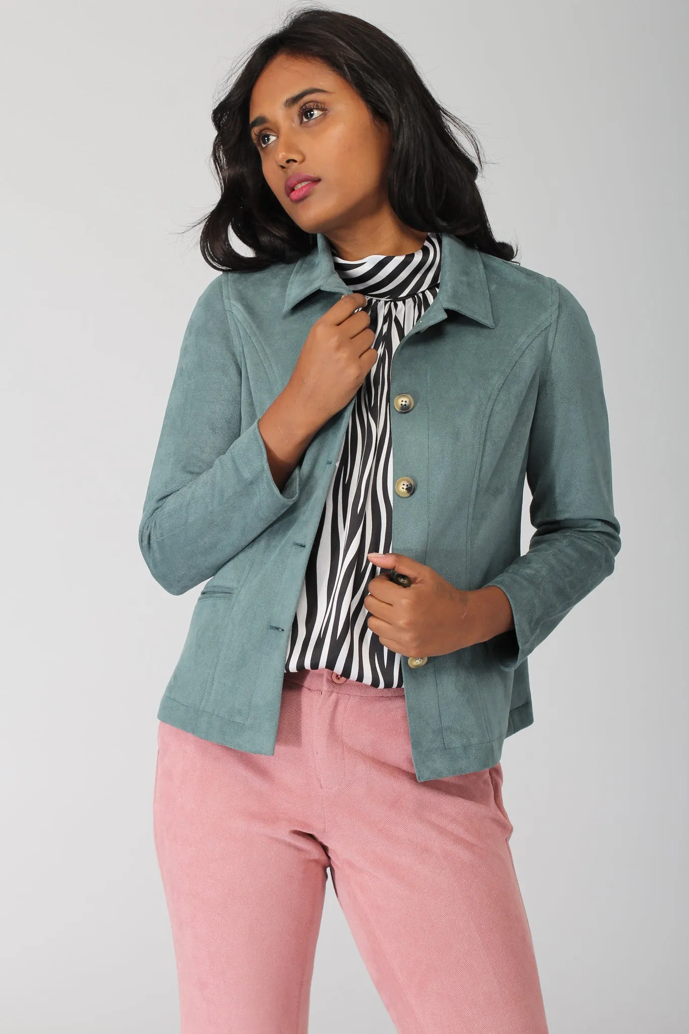 Oslo Seagreen Casual Jacket