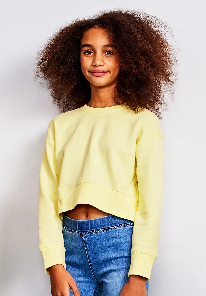 Oversized Crop Sweatshirt